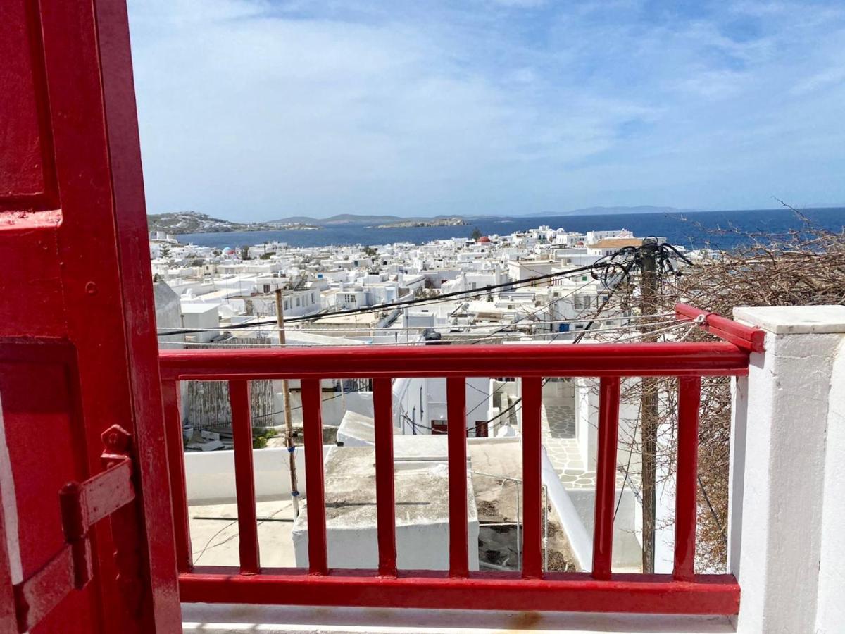 Elenitas Town House With Balcony And Sea View Apartment Mykonos Town Ngoại thất bức ảnh