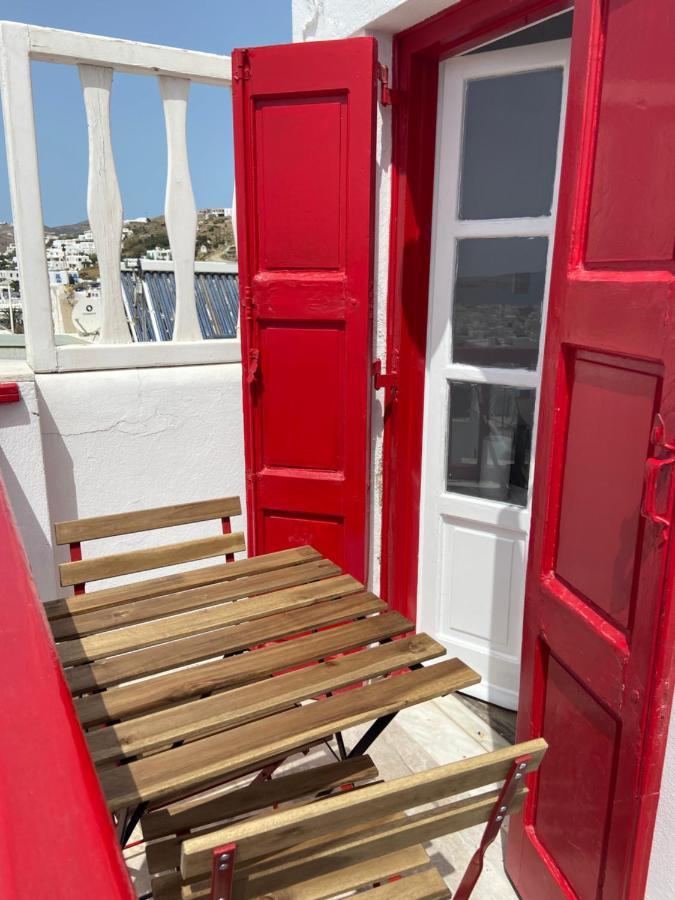 Elenitas Town House With Balcony And Sea View Apartment Mykonos Town Ngoại thất bức ảnh