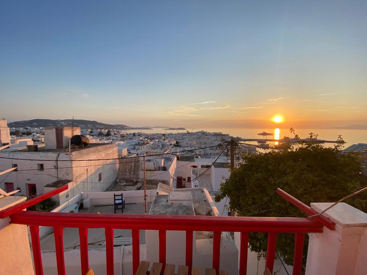 Elenitas Town House With Balcony And Sea View Apartment Mykonos Town Ngoại thất bức ảnh